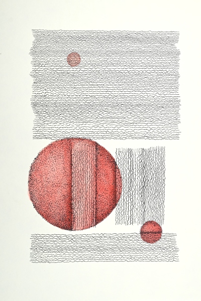 Line and circle variations, red1