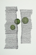 Monoliths with Green Spheres