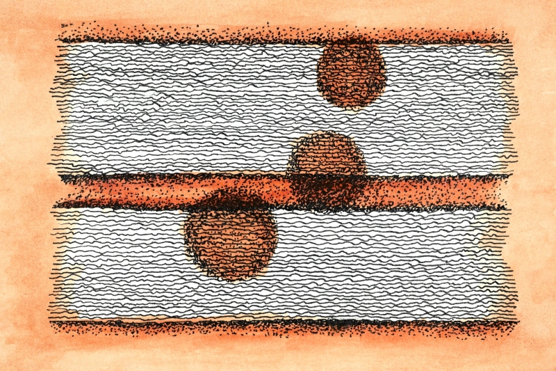 Postcard with Three ⭕️