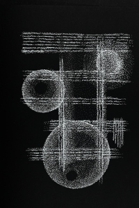 Struck lightblind in the blue light of winter